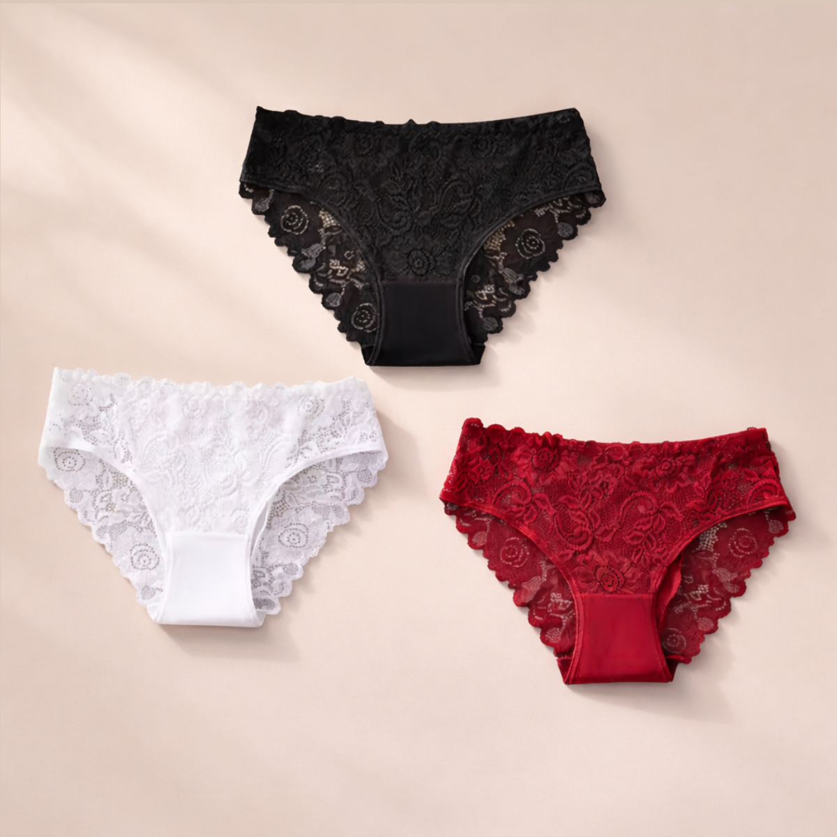 Björki Lace Comfort Panty  - 3Pack