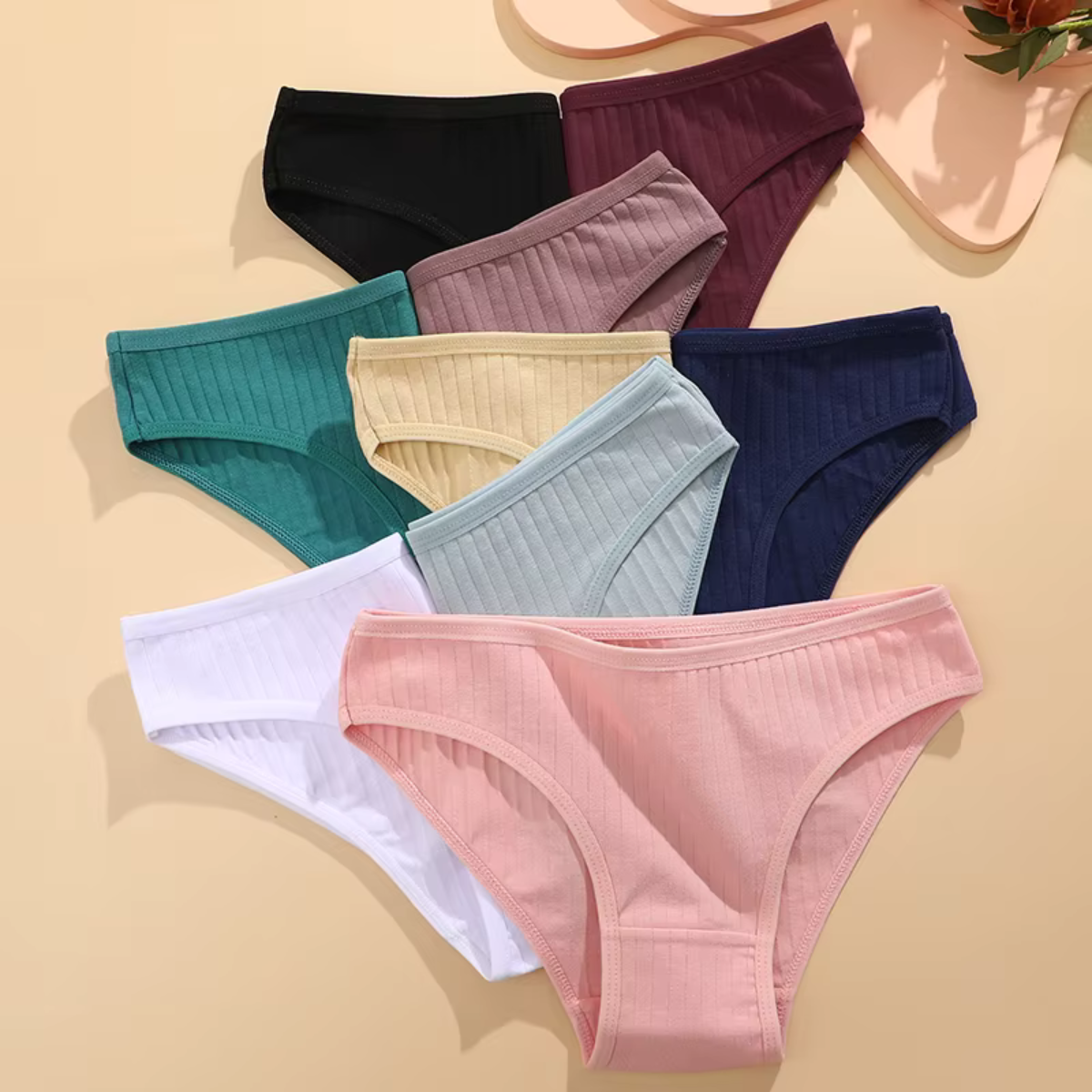 Björki Soft Rib Cotton Panty – 3-Pack