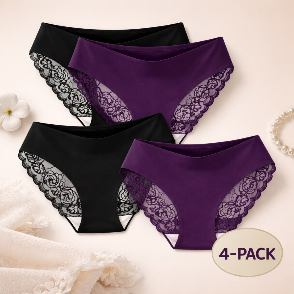 Björki Lace Comfort Panty – 4-Pack
