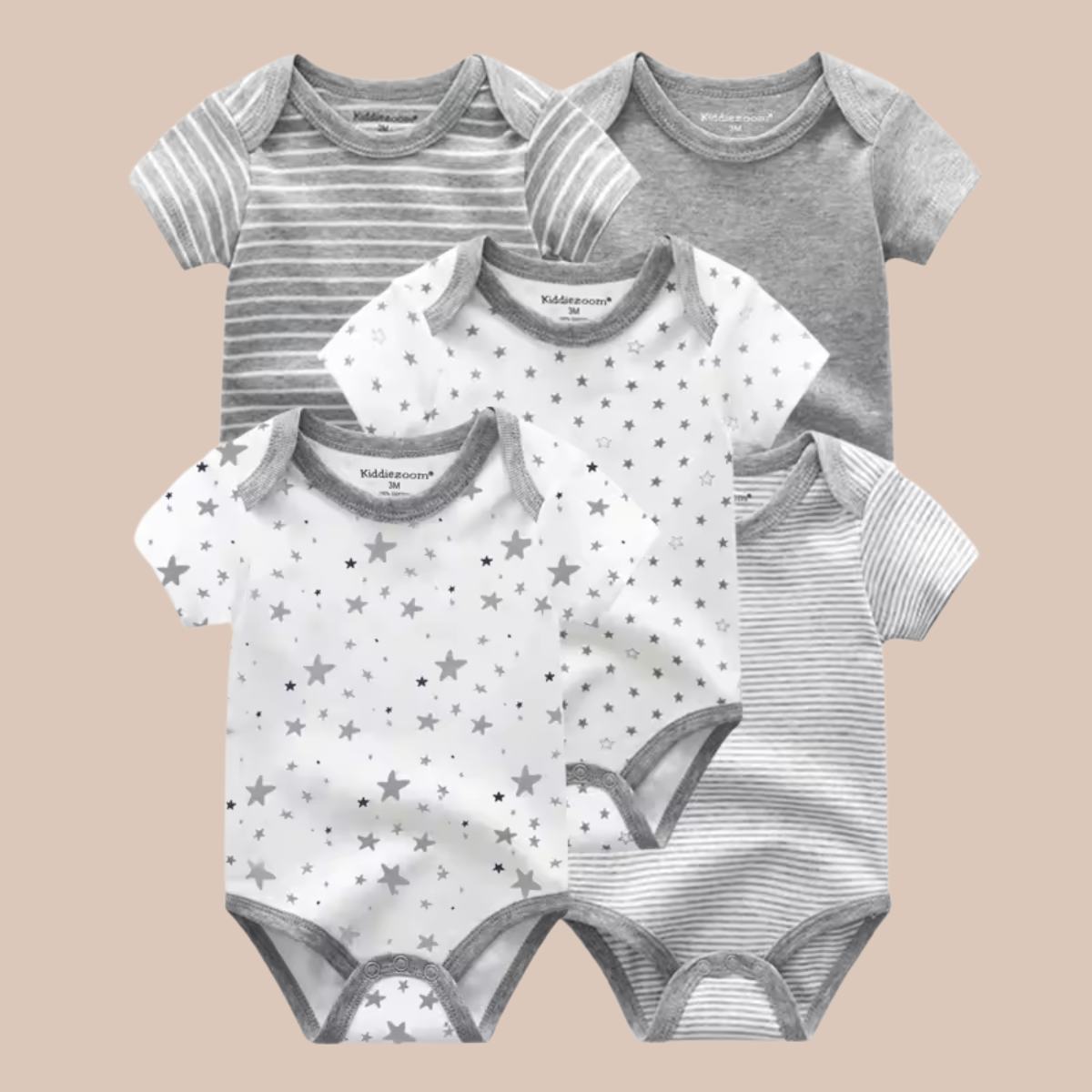 Little Haven Essentials – 5-Pack Bodys