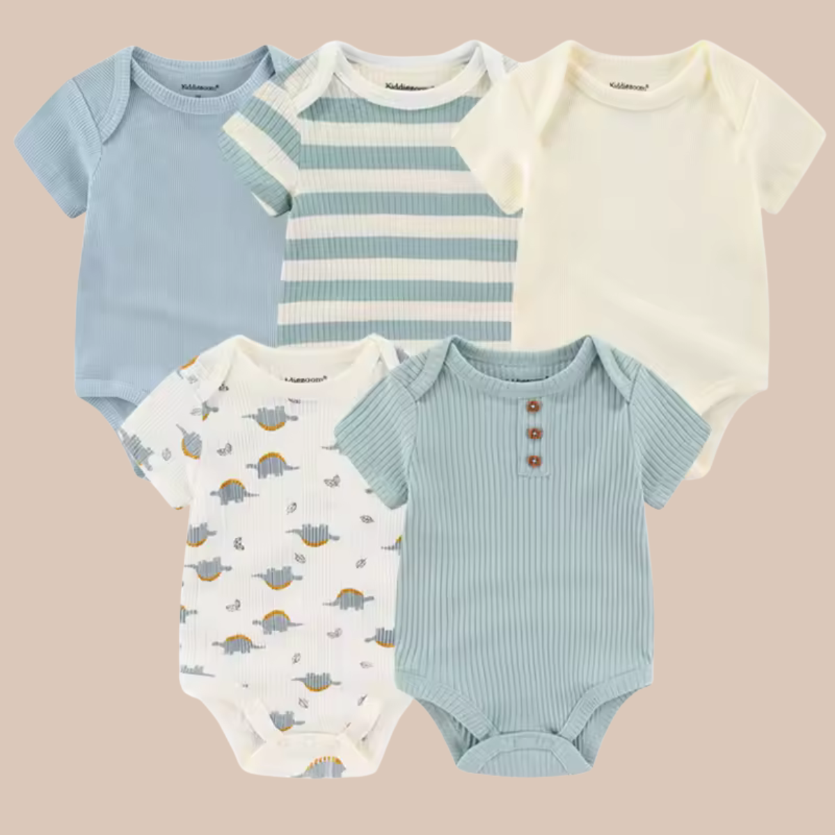 Little Haven Essentials – 5-Pack Bodys